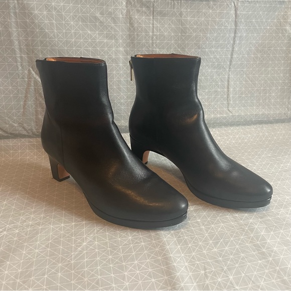 Dr. Liza Bootie in Black Leather 7 - Picture 1 of 7